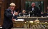 340 députés se sont laissés convaincre par les arguments de Johnson ; 263 ont voté contre le projet de loi. (© picture-alliance/dpa)