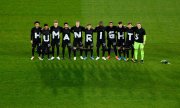 The German football team before the match against Iceland on 26 March 2021. (© picture-alliance/Marvin Ibo Güngör)