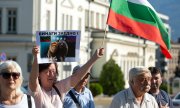 Demonstrators in Sofia protest against the expulsion. (© picture alliance / NurPhoto / Hristo Vladev)