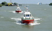 Vessels on the Bystre Canal. (© picture-alliance/dpa)