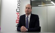 Prince William during a visit to the British Red Cross. (© picture-alliance/dpa)