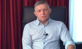 Image from the speech Fico posted on Facebook. (© Facebook / Robert Fico)