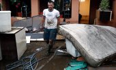 Damage caused by flooding in the Romanian region of Galati on 15 September 2024 (© picture alliance / Xinhua News Agency / Cristian Cristel)