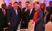 Xi Jinping, Vladimir Putin and India's Prime Minister Narendra Modi in Kazan. Representatives from 36 countries attended the Brics summit. (© picture alliance / ZUMAPRESS.com / Alexandr Kryazhev)