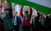 Demonstration in Madrid showing solidarity with the people in the Gaza Strip. (© picture alliance / ZUMAPRESS.com / Luis Soto)