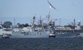 Exercice militaire de l'OTAN dans le port de Tallinn, en juin 2023. (© picture alliance/ASSOCIATED PRESS/Sergei Grits)