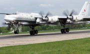 Russian long-range bomber Tupolev Tu-95. (© picture alliance/dpa/TASS / Tatyana Belyakova)
