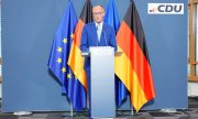 Bundeskanzler Friedrich Merz bezeichnete das Wahlergebnis in Mecklenburg-Vorpommern als "Desaster" für seine Partei, er wolle aber weiter die Verantwortung für Reformen in Deutschland tragen. (© picture alliance/dpa / Michael Kappeler)