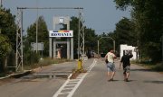 Bulgaristan ile Romanya sınır kapısı. (© picture-alliance/dpa)