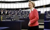 Ursula von der Leyen, Avrupa Parlamentosu'nun 27 Kasım 2019'da Strazburg'taki oturumuna katıldı. (© picture-alliance/dpa)