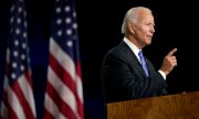 ABD'li Demokratlar Joe Biden'ı geçtiğimiz hafta yapılan parti kongresinde resmen aday ilan etti.  (© picture-alliance/dpa)