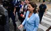 Agnès Buzyn à son arrivée à la Cour de justice de la République, à Paris, le 10 septembre. (© picture alliance/abaca/Pierrot Patrice/Avenir Pictures)
