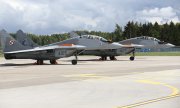 The MiG-29 fighter jets date back to the 1980s. Ukrainian pilots were trained in them. (© picture alliance/ AA/Cuneyt Karadag)