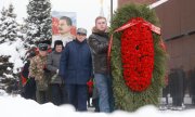 Ein Kranz für Stalins Grab, Archivbild vom 21. Dezember 2022. (© picture alliance/dpa/TASS / Vladimir Gerdo)