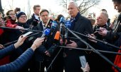 Almanya ve Fransa ekonomi bakanları Robert Habeck (solda) ve Bruno Le Maire, 7 Şubat'ta Washington'da. (© picture alliance/dpa  Bernd von Jutrczenka)