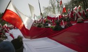 Manifestation contre le nouveau gouvernement polonais, le 11 janvier, à Varsovie. (© picture alliance/ZUMAPRESS.com/Attila Husejnow)