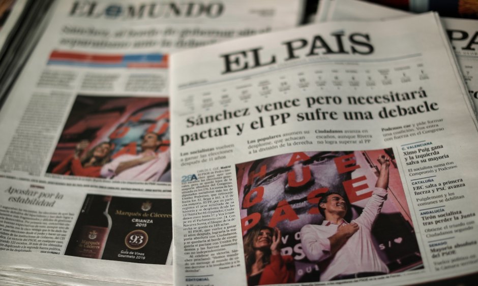 Zeitungsstand in Madrid. (© picture alliance / AA / Burak Akbulut)
