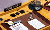 Venezuela's place at the UN Security Council meeting on 5 January. (© picture alliance / Sipa USA / Laura Brett)