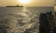Der US-Flugzeugträger USS Abraham Lincoln beteiligt sich an der Seeblockade in der Straße von Hormus. (© picture alliance / ZUMAPRESS.com / Us Navy/U.S. Navy)