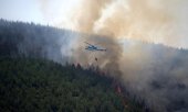 Incendie de forêt à León, en Espagne, le 8 juillet 2026. (© picture alliance / Anadolu / Samuel de Roman)