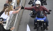 Petr Pavel, 5 Eylül 2026'da Prag'da düzenlenen Harley Davidson Günleri'nde. (© picture-alliance/CTK/Michal Krumphanzl)