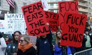 Eine Demonstration am 24. März 2018 in New York. (© picture-alliance/dpa)