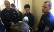 Rui Pinto attending a court hearing in Budapest in March 2019. (© picture-alliance/dpa)