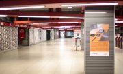 The deserted Milan Metro on 11 March. (© picture-alliance/dpa)