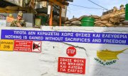 Kontrollposten in der Altstadt von Nikosia. (© picture-alliance/dpa)