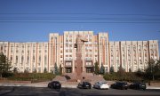 The government building in Tiraspol, Transnistria. Around 1,500 Russian soldiers are stationed in the breakaway region. (© picture alliance/dpa/MAXPPP/Lp/Olivier Arandel)