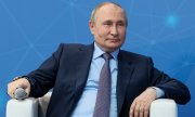 Vladimir Putin on 9 June. (© picture alliance/ASSOCIATED PRESS/Mikhail Metzel)