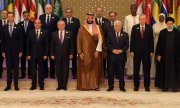 Heads of state of the OIC and the Arab League on 11 November in Riyadh. (© picture-alliance/ZUMAPRESS.com / Thaer Ganaim)