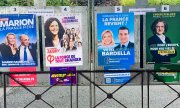 Avrupa Parlamentosu seçim afişleri, Paris. (© picture-alliance/dpa/Frank Molter)