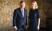 Wollen sich in der Schweiz für Deeskalation einsetzen: Deutschlands Außenminister Johann Wadephul und die EU-Außenbeauftragte Kaja Kallas. (© picture alliance / AA/photothek.de/Felix Zahn)