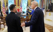 Medienberichten zufolge soll das Treffen zwischen Trump und Selenskyj hinter verschlossenen Türen recht hitzig verlaufen sein. (© picture alliance / SvenSimon / Presidential Office of Ukraine)